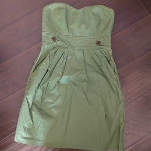 Cute army green dress